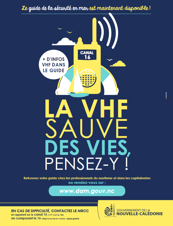 Affiche Guide de la securite en mer 2023